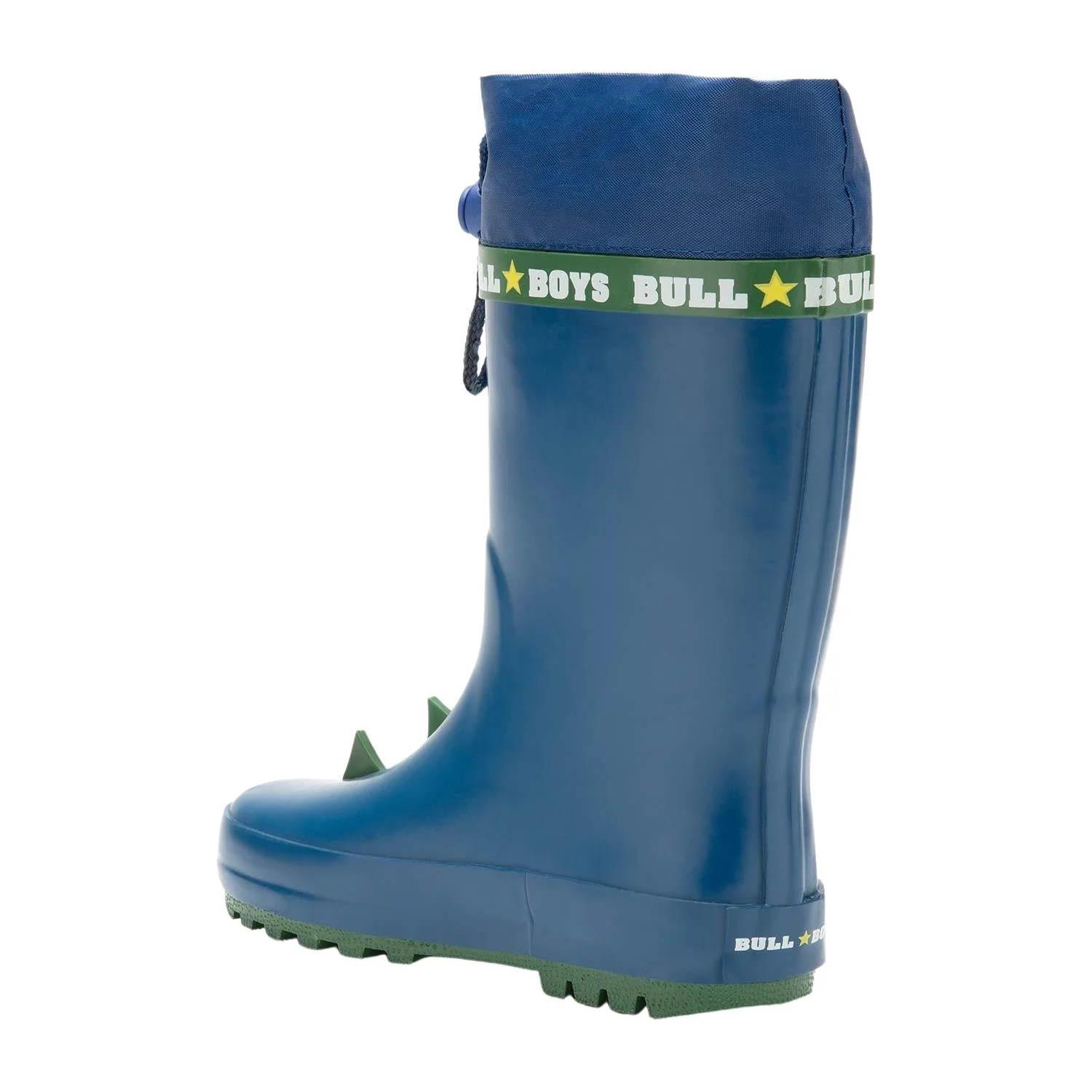 Bull Boys DN3399 (AE01) Dinosaur Blue Rainboot Toggle Top Wellies - Image 4