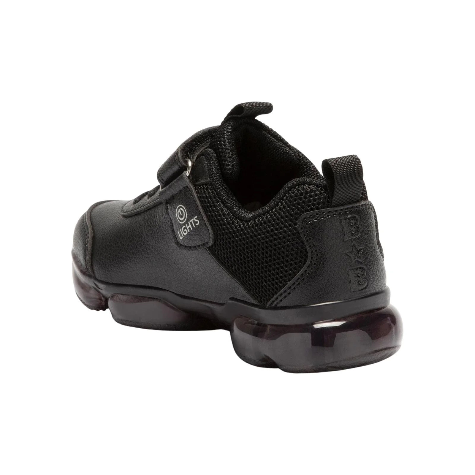 Bull Boys DNAL2216 (AB01) Allosauro Black Elastic Laces Light Up Trainers - Image 3