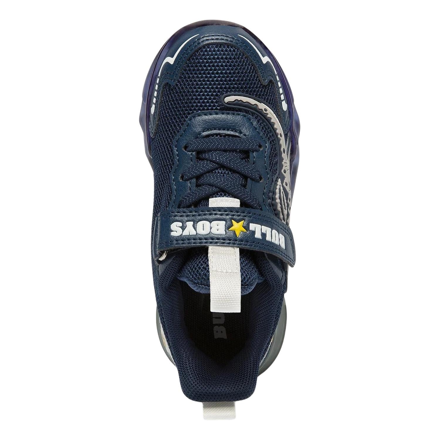 Bull Boys DNAL3360 (AE01) Spinosauro Navy Blue Dinosaur Light Up Trainers - Image 3