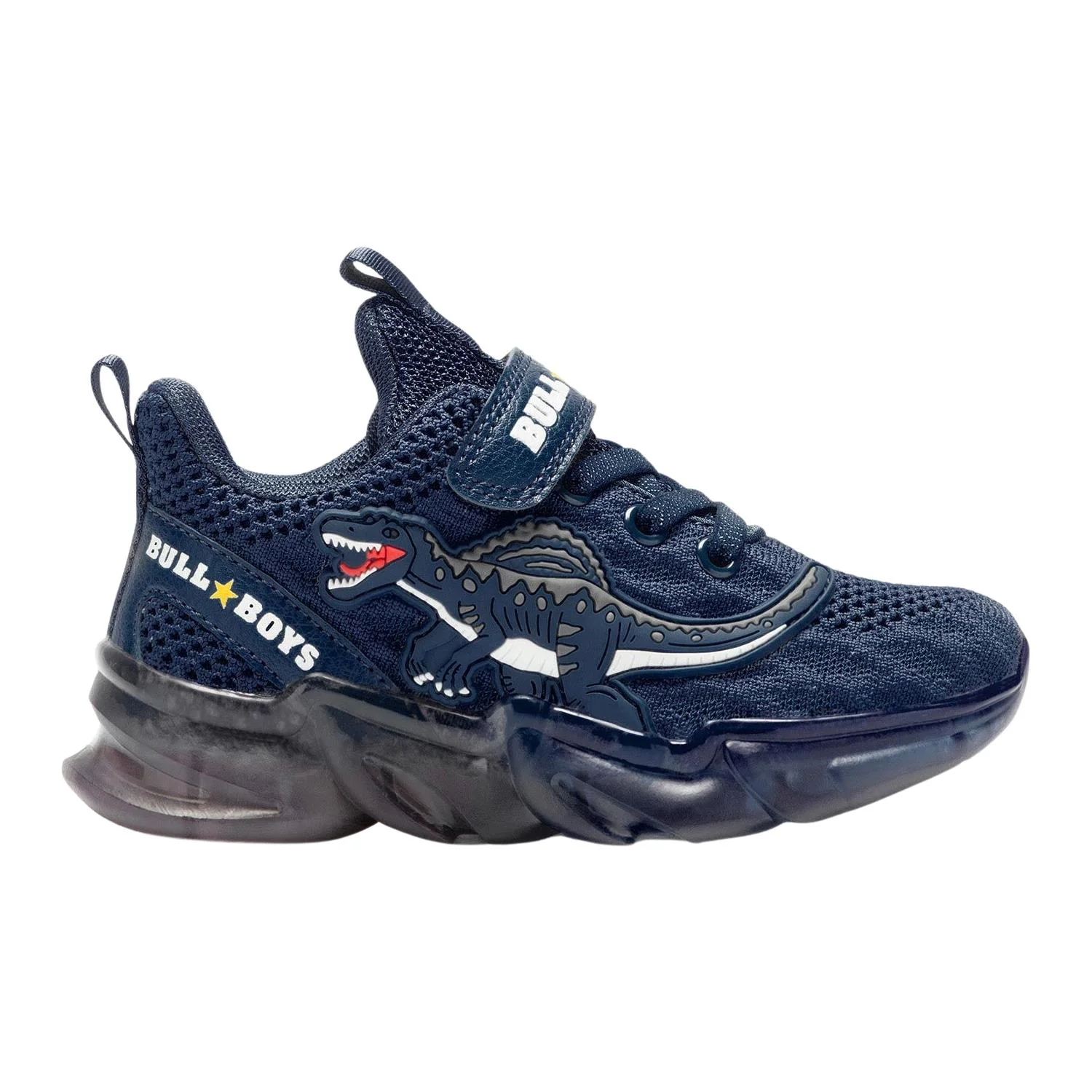 Bull Boys DNAL3378 (AE01) Spinosauro Blue Mesh Dinosaur Light Up Trainers - Image 41