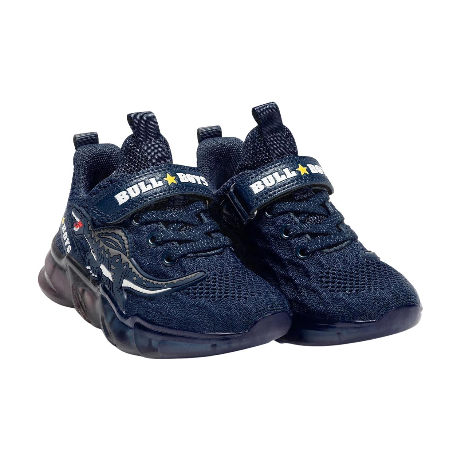 Bull Boys DNAL3378 (AE01) Spinosauro Blue Mesh Dinosaur Light Up Trainers - Image 47