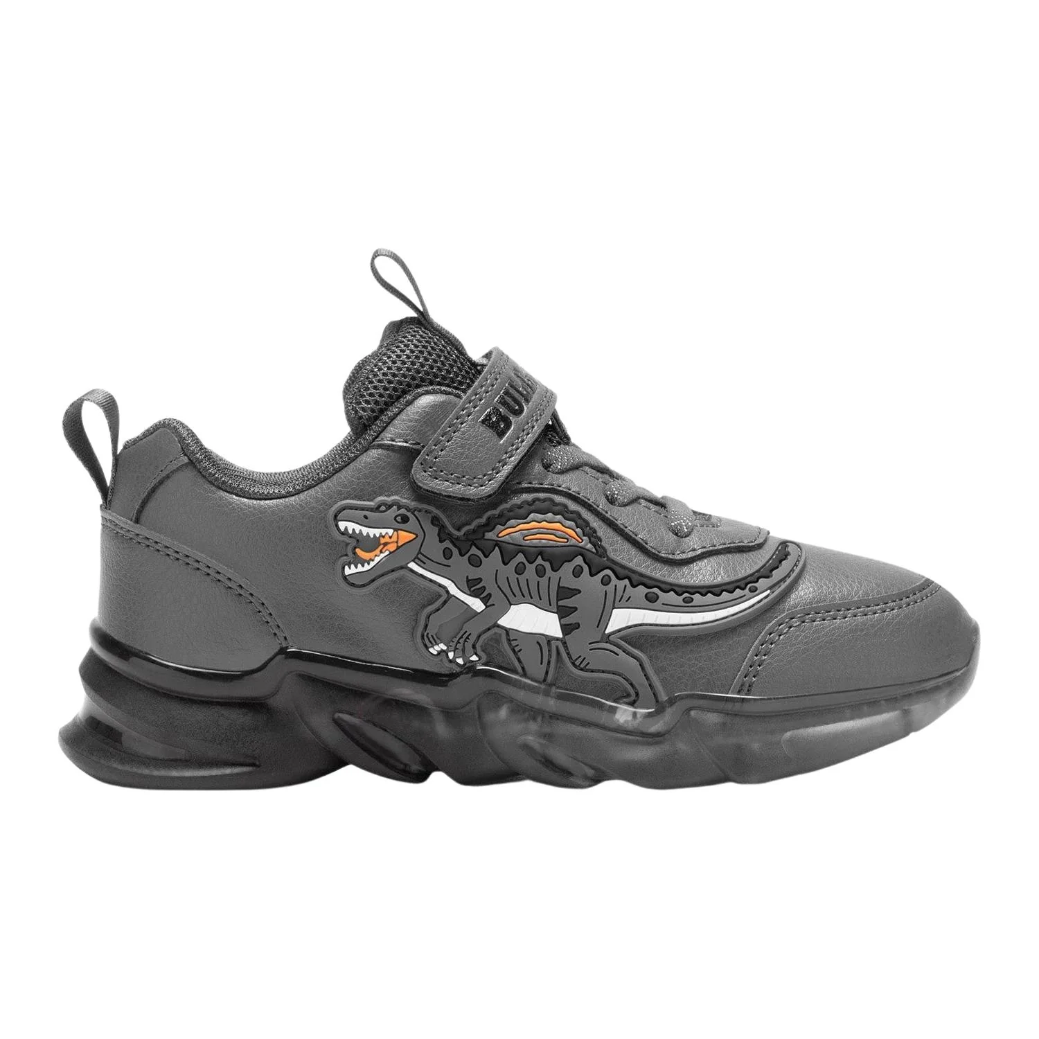 Bull Boys DNAL3396 (AR96) Spinosauro Grey Dinosaur Light Up Trainers - Image 11