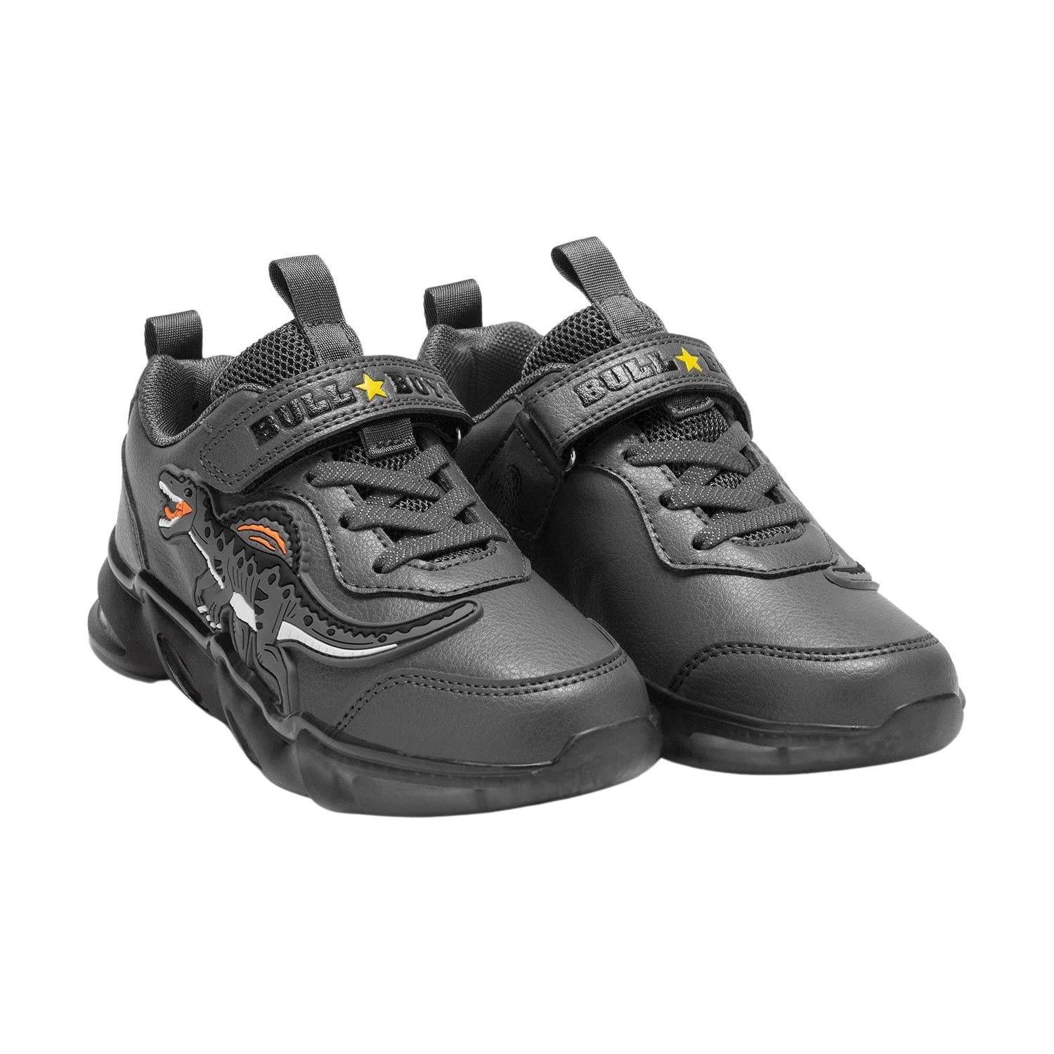 Bull Boys DNAL3396 (AR96) Spinosauro Grey Dinosaur Light Up Trainers - Image 7
