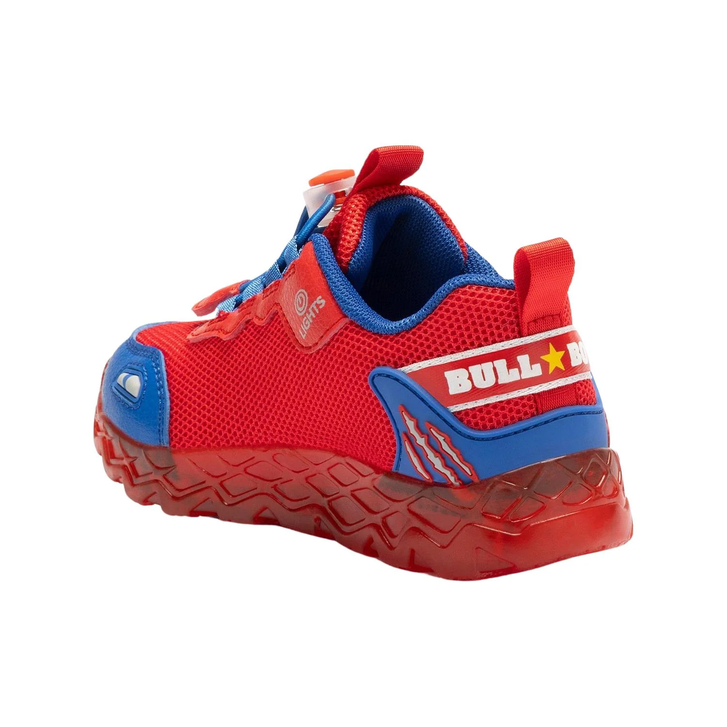 Bull Boys DNAL4501 Triceratopo Red Light Up Dinaosaur Mesh Trainers - Image 22