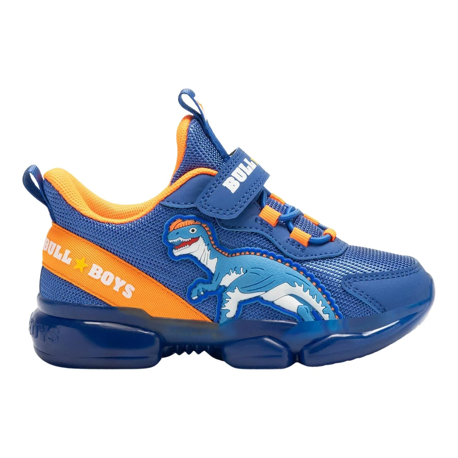 Bull Boys DNAL4502 (RY01) Dilofhosauro Royal Blue Light Up Dinaosaur Mesh Trainers - Image 13