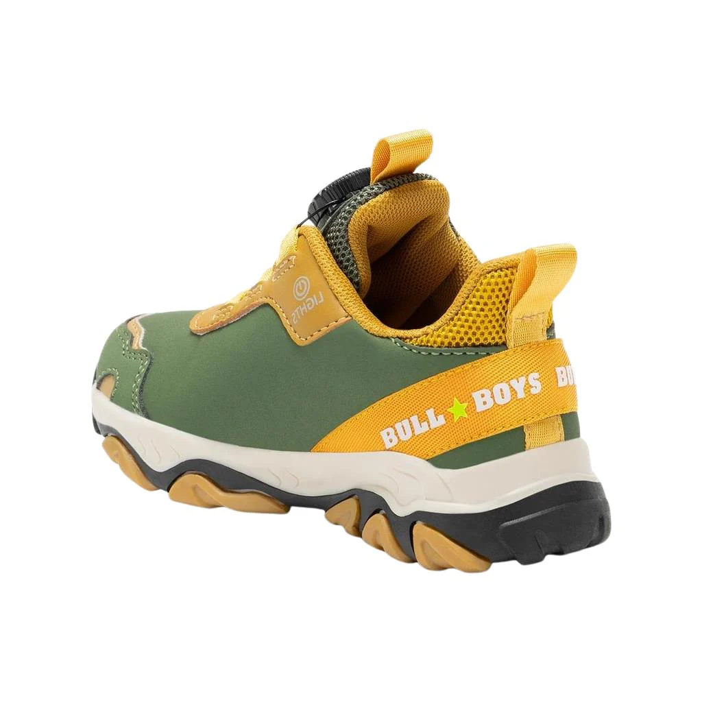 Bull Boys DNAL4556 (VE41) T-Rex Green Light Up Dial Fastening Trainers - Image 3