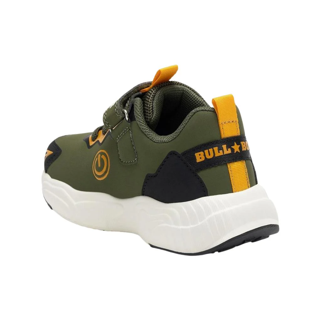 Bull Boys DNAL4573 (VE66) T-Rex Green Light Up Hook & Loop Easy On Trainers - Image 3