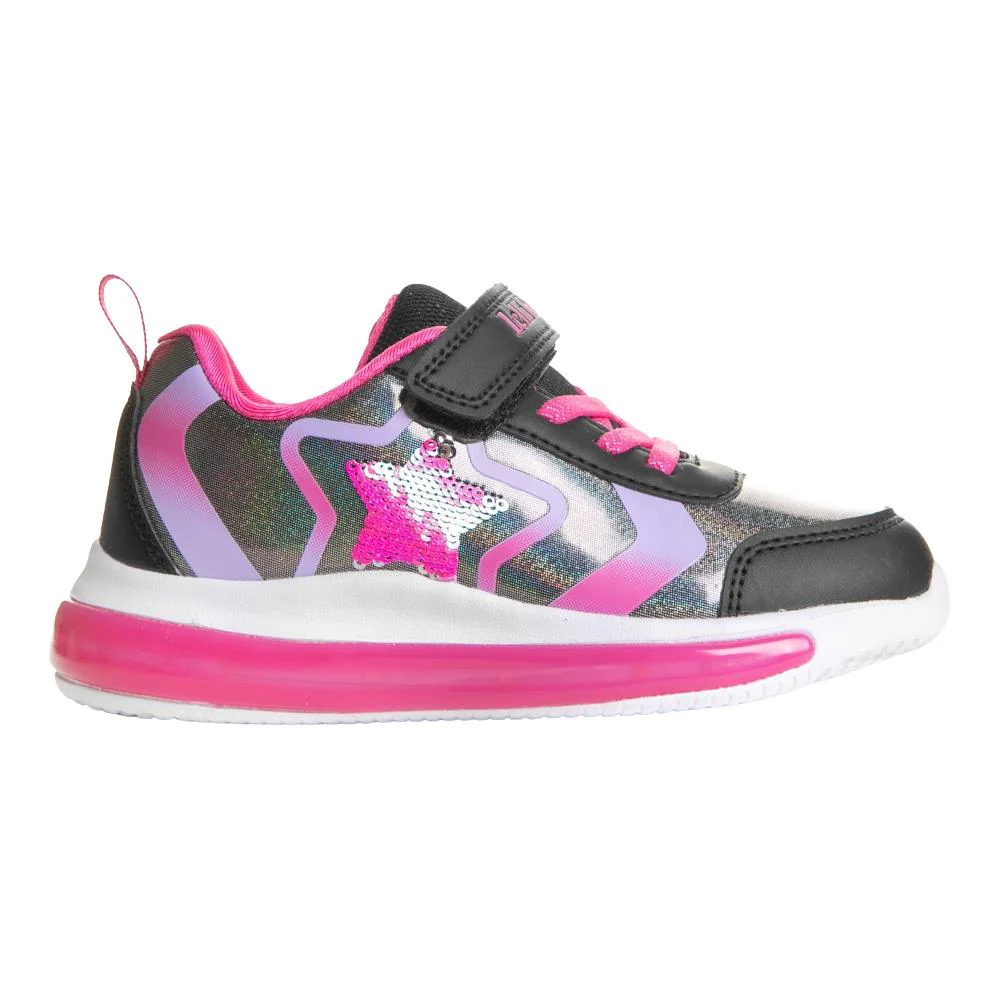 Lelli Kelly Clarissa Light Up Trainers Black Pink LKAL2231 - Image 3