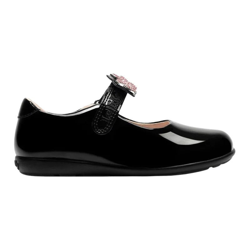 Lelli Kelly Daisy 2 Wide Fit G Patent Black School Shoes LK8481 NE03 - Image 3