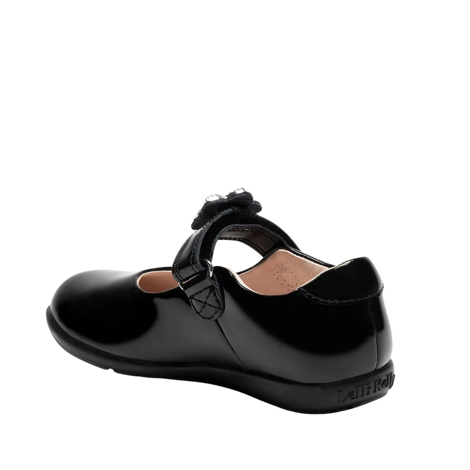 Lelli Kelly Daisy 2 Wide Fit G Patent Black School Shoes LK8481 NE03 - Image 4