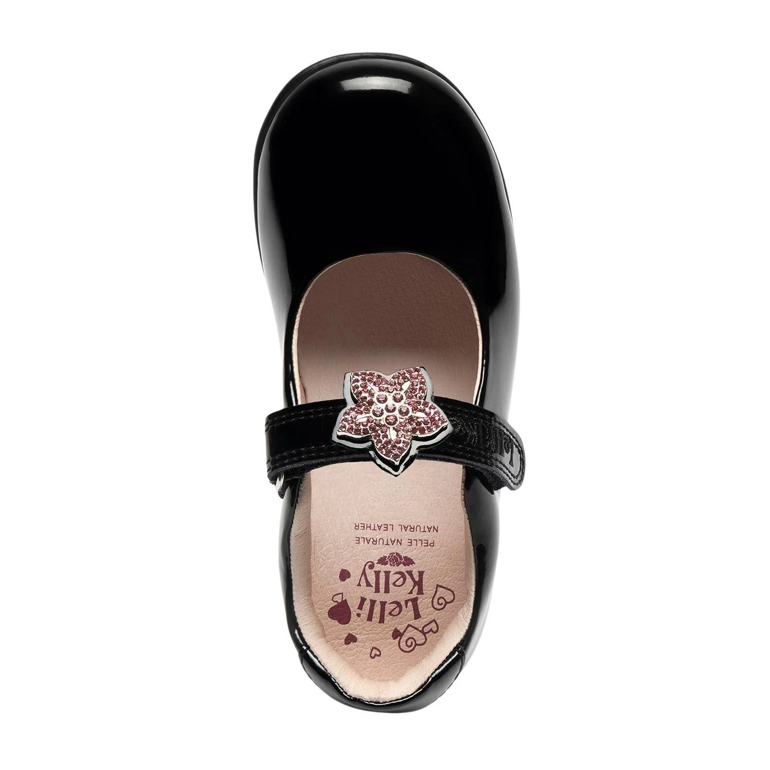 Lelli Kelly Daisy 2 Wide Fit G Patent Black School Shoes LK8481 NE03 - Image 5