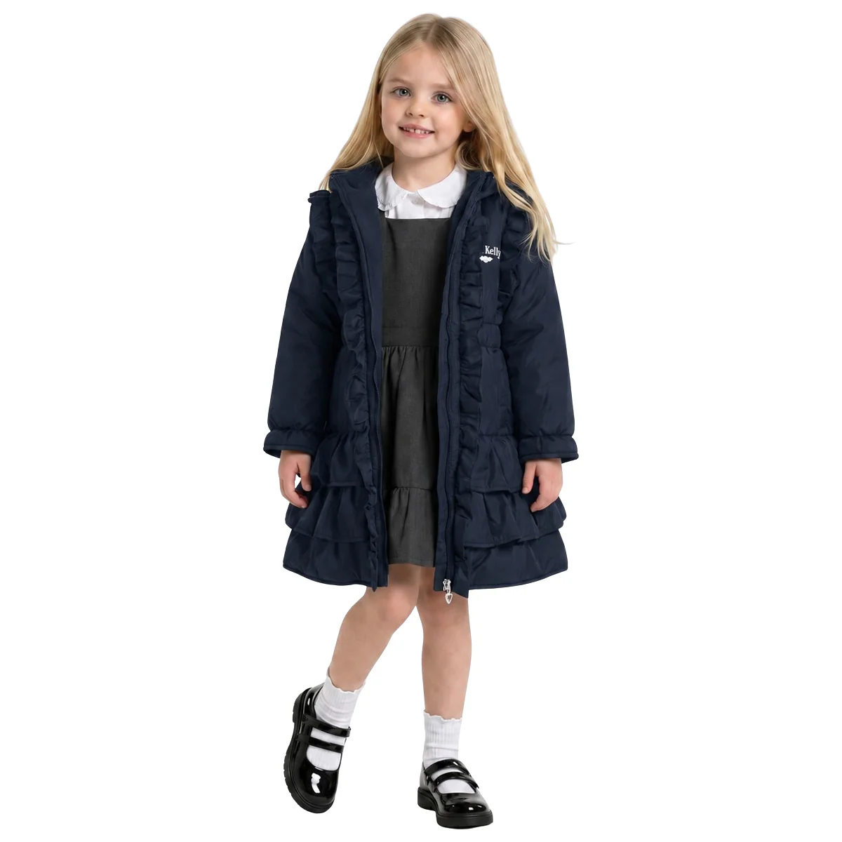Lelli Kelly Bella Hooded School Coat - Image 9