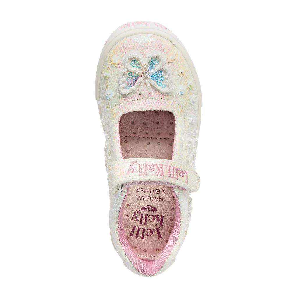 Lelli Kelly Emerald Glitter Dolly Shoes LK5420 - Image 12