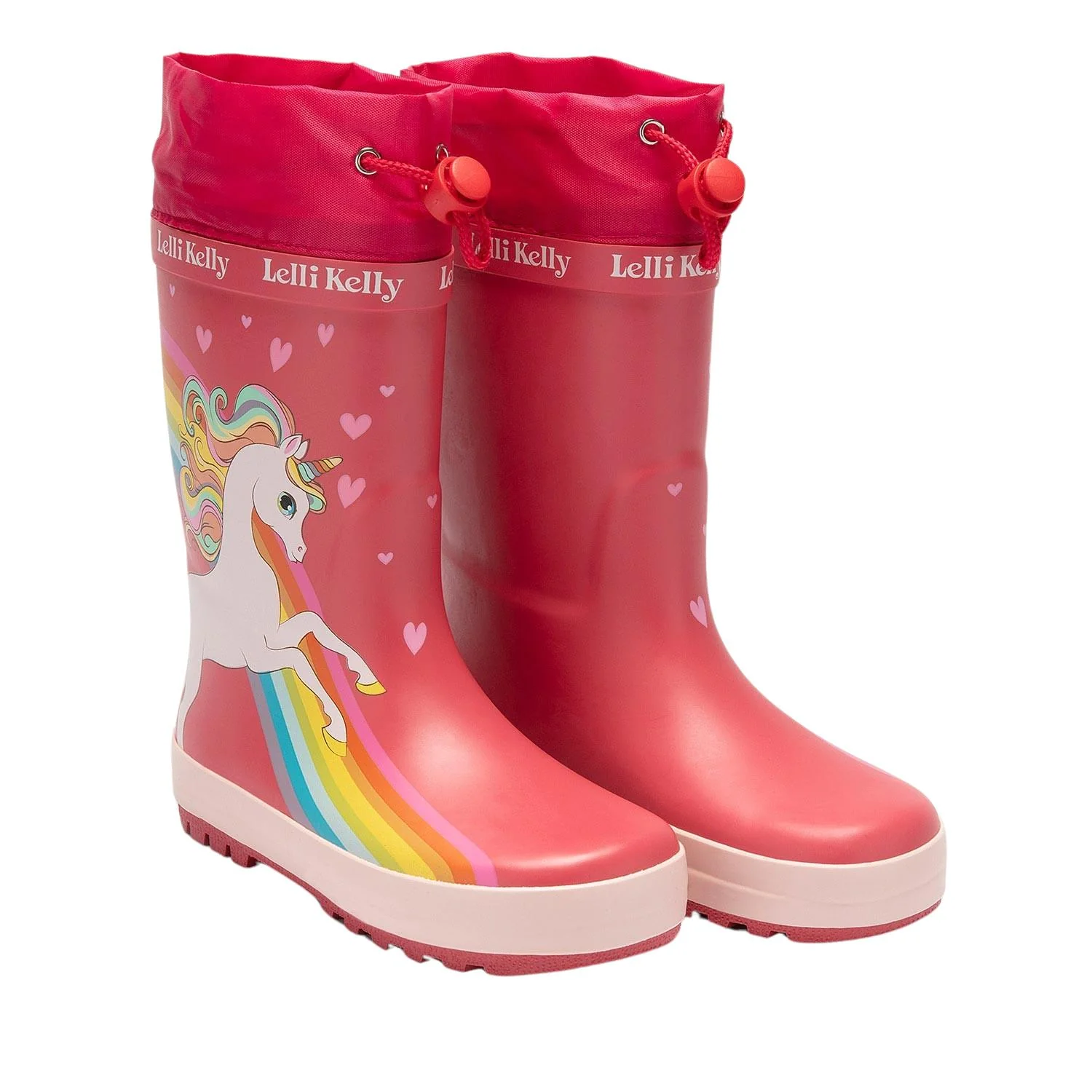 Lelli Kelly LK2650 (AN02) Unicorn Pink Rainboot Toggle Top Wellies - Image 15