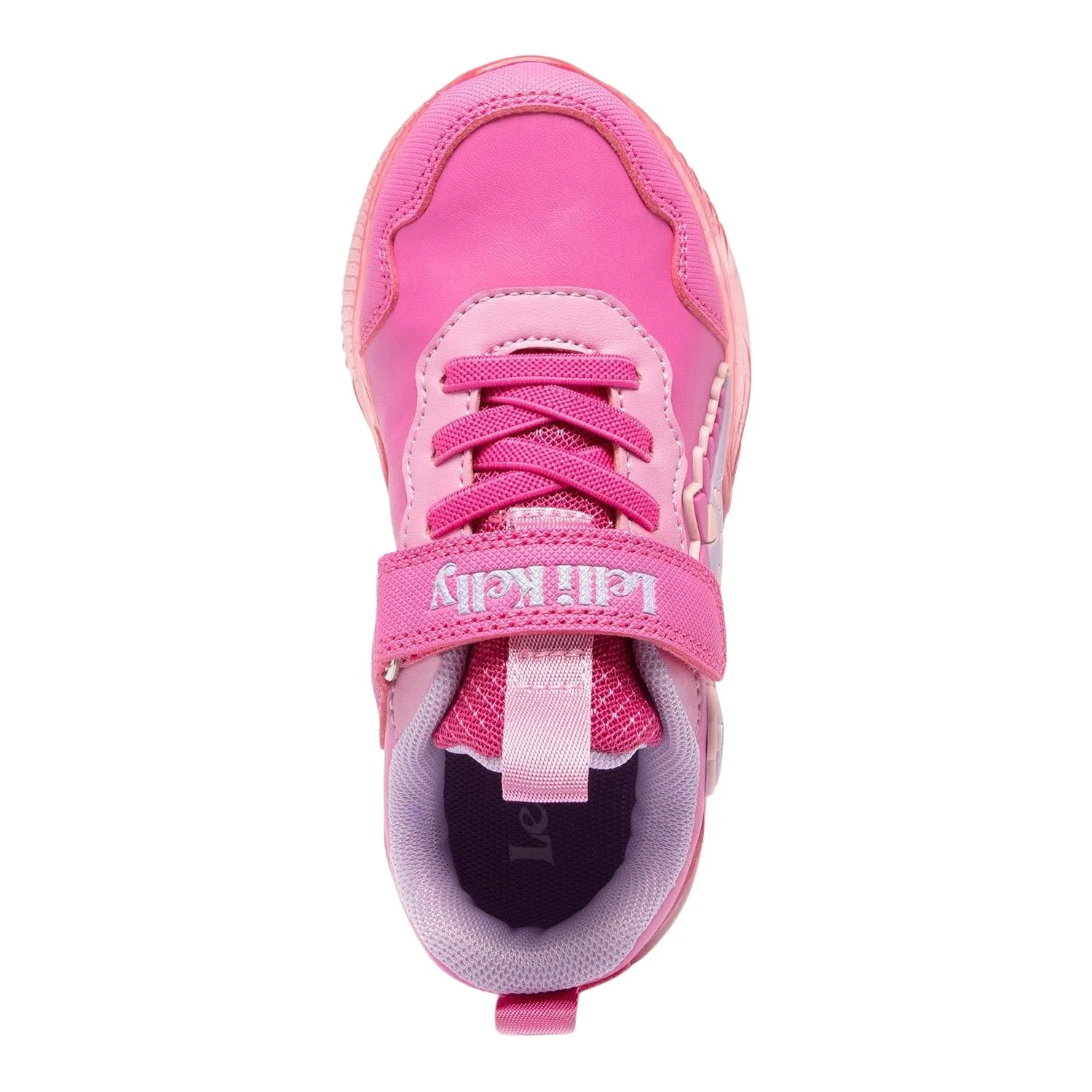 Lelli Kelly LK3457 (AN01) Dinosauro Fuxia Pink Light Up Trainers - Image 3
