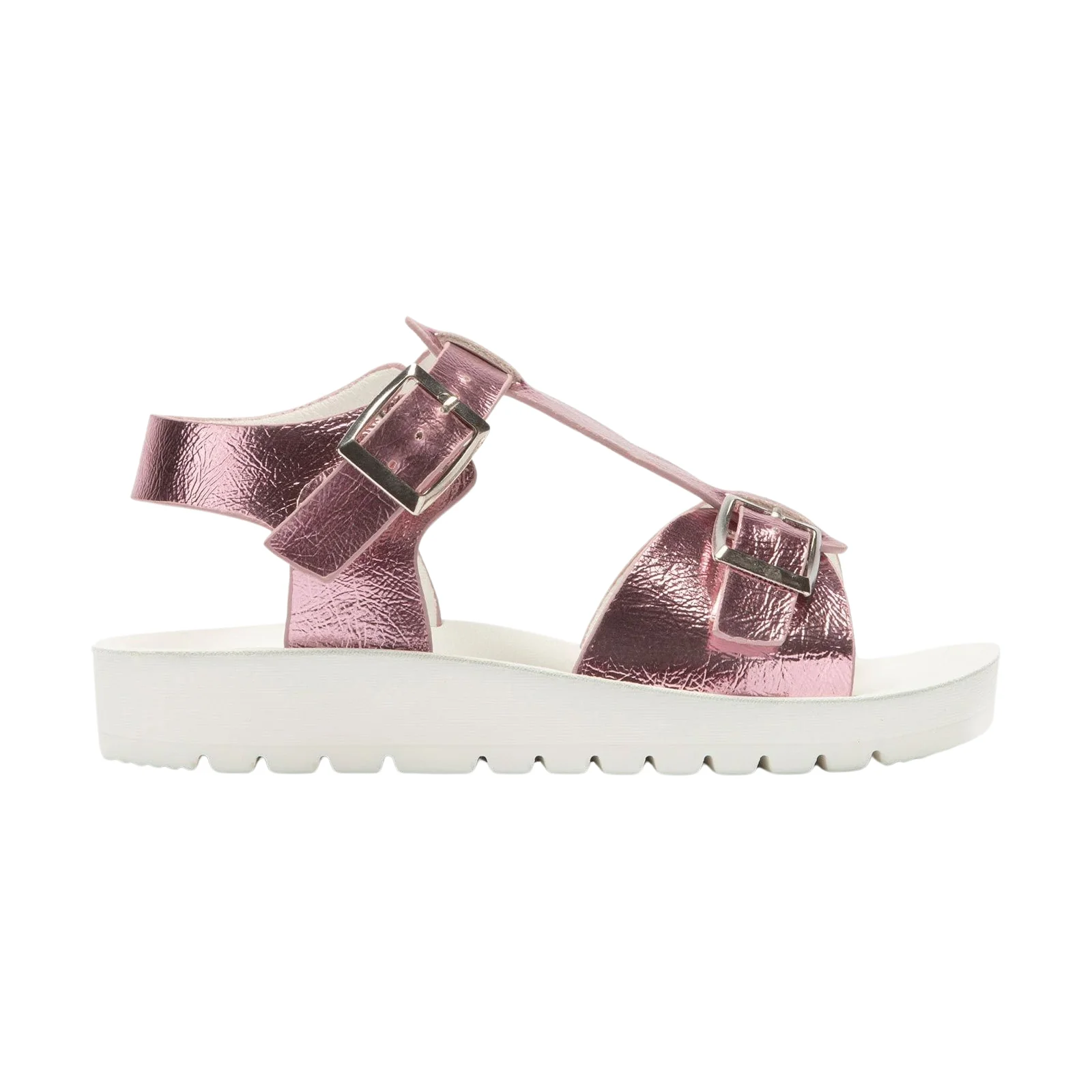 Lelli Kelly LK3505 (HC01) Agata Rosa Pink Metallic Buckle Sandals - Image 2