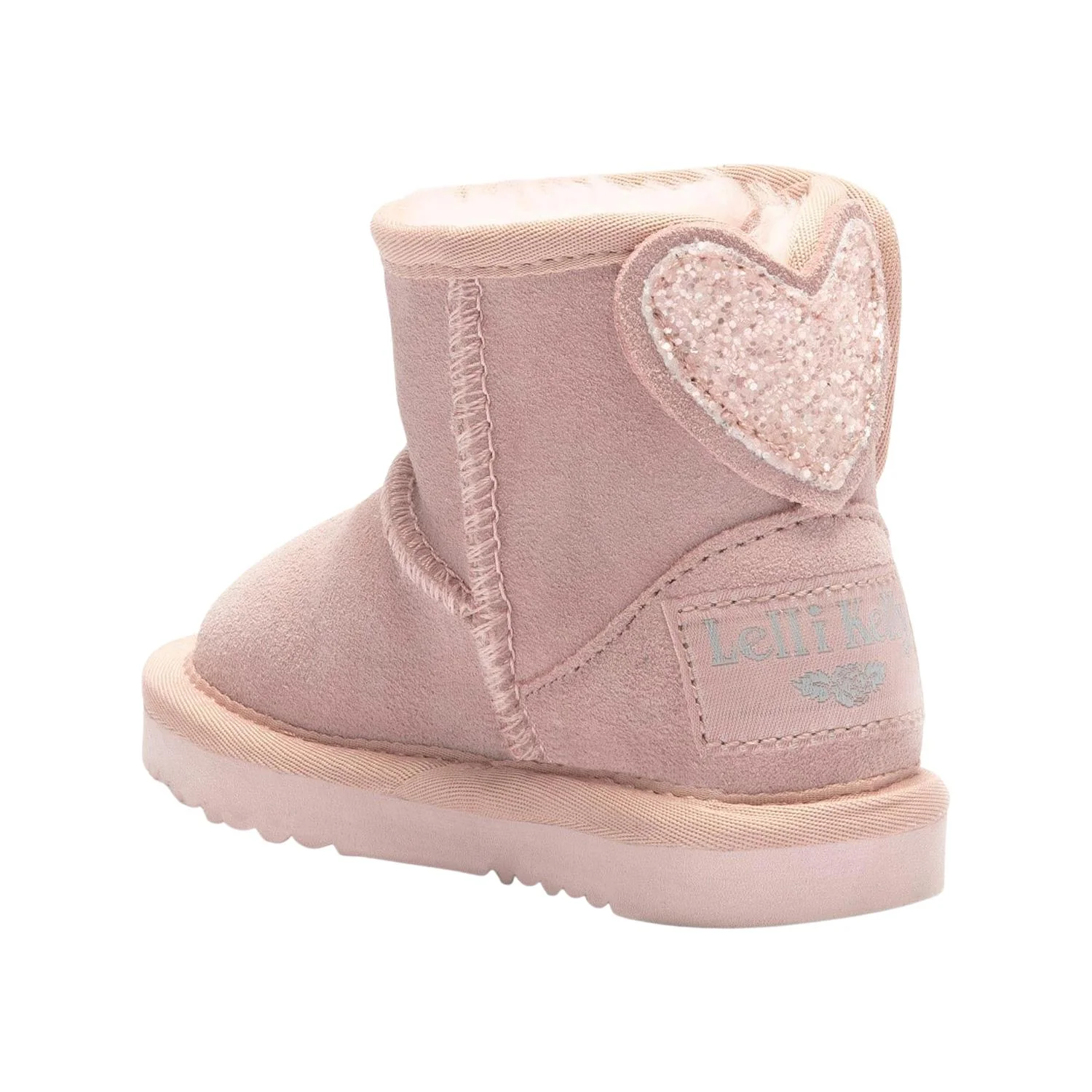 Lelli Kelly LK3765 (EC01) Eloisa Pink Suede Glitter Heart Warm Lined Boots - Image 23