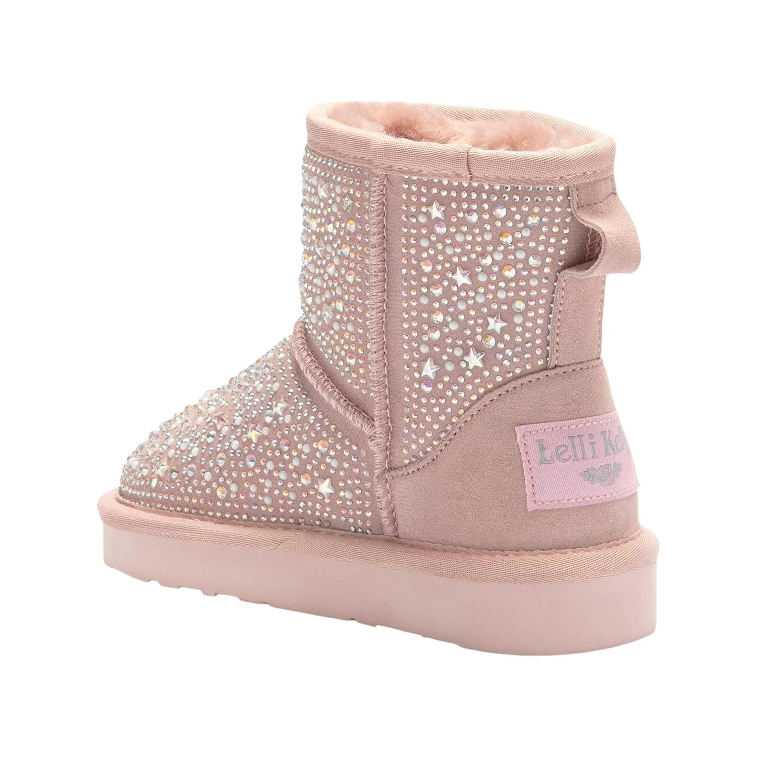 Lelli Kelly LK3770 (EC01) Olivia Rosa Pink Suede Diamante Warm Lined Boots - Image 23