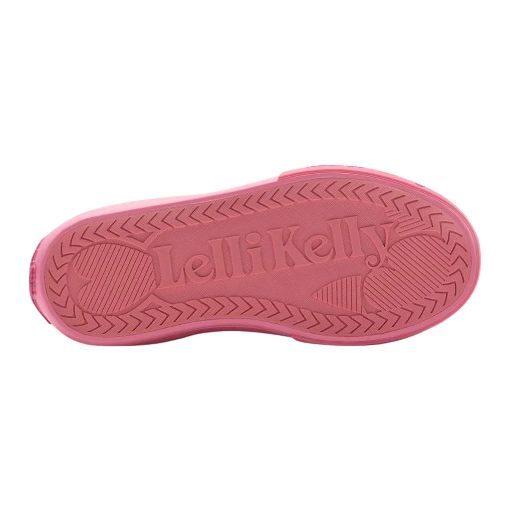 Lelli Kelly LK3861 (RO66) Dafne Dark Pink Fantasy Warm Lined Baseball Boots - Image 5