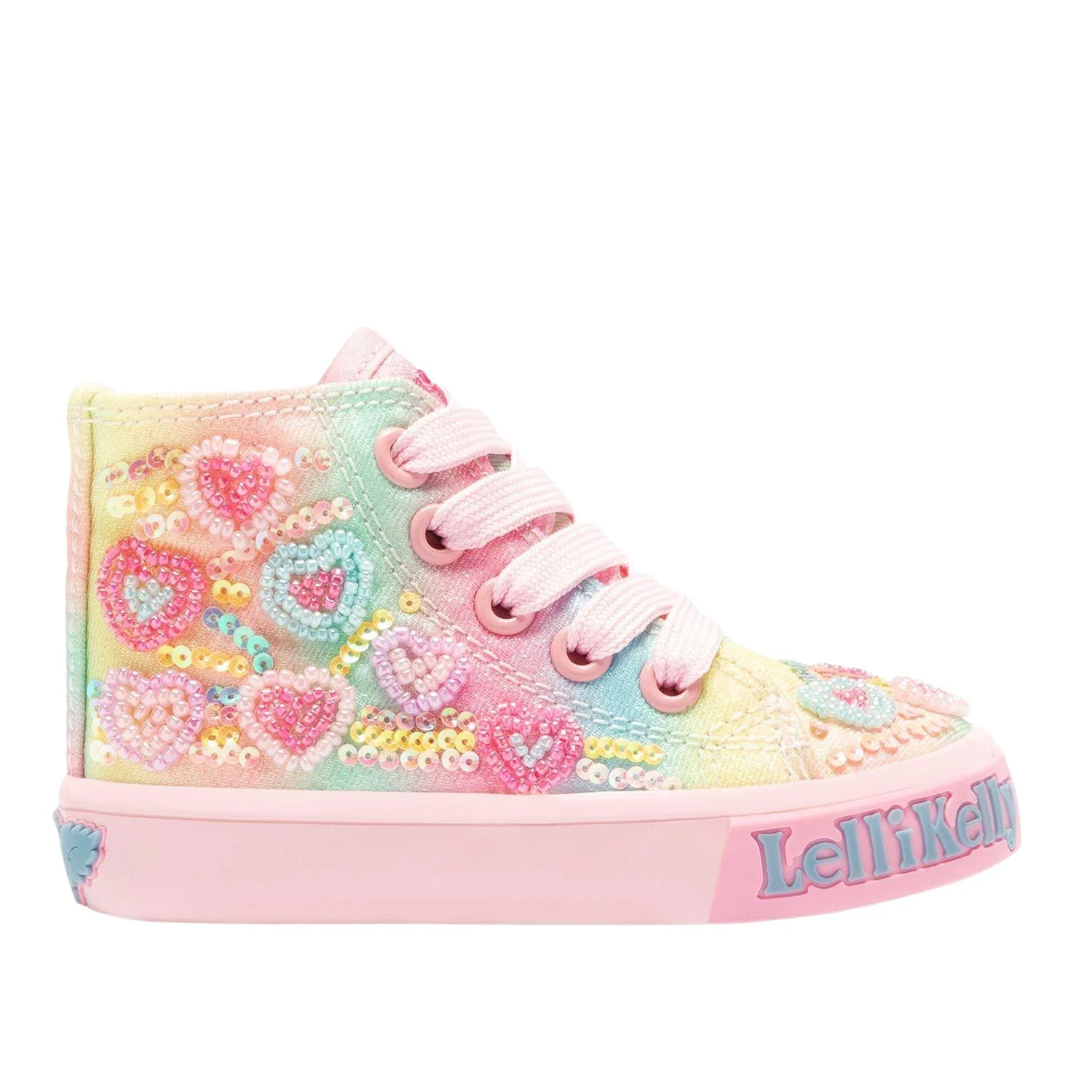 Lelli Kelly LK3864 (BX02) Nadia Multi Fantasia Baseball Boots Canvas Boots - Image 4