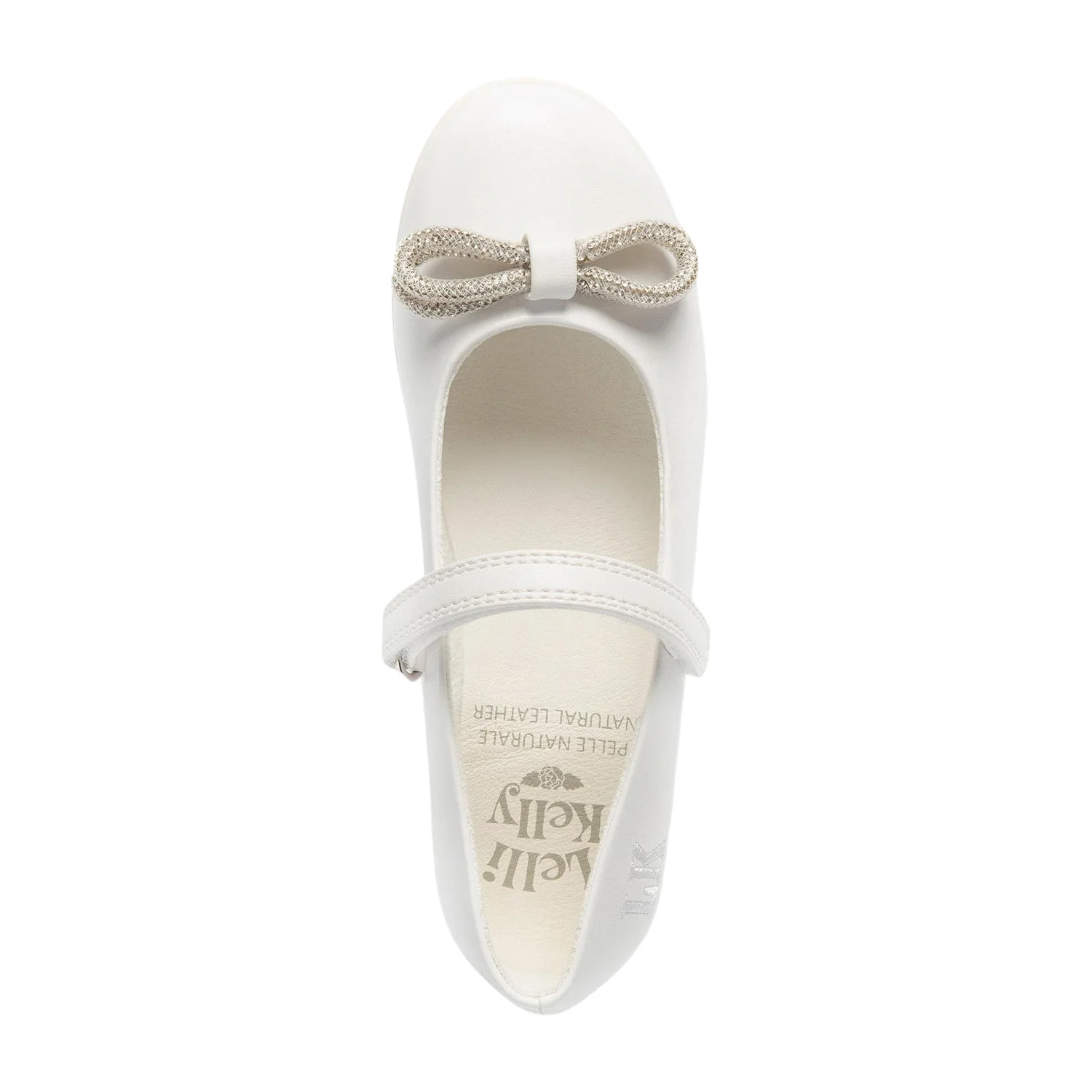 Lelli Kelly LK4102 (BI01) Serena Ballerina White Party Shoess - Image 2