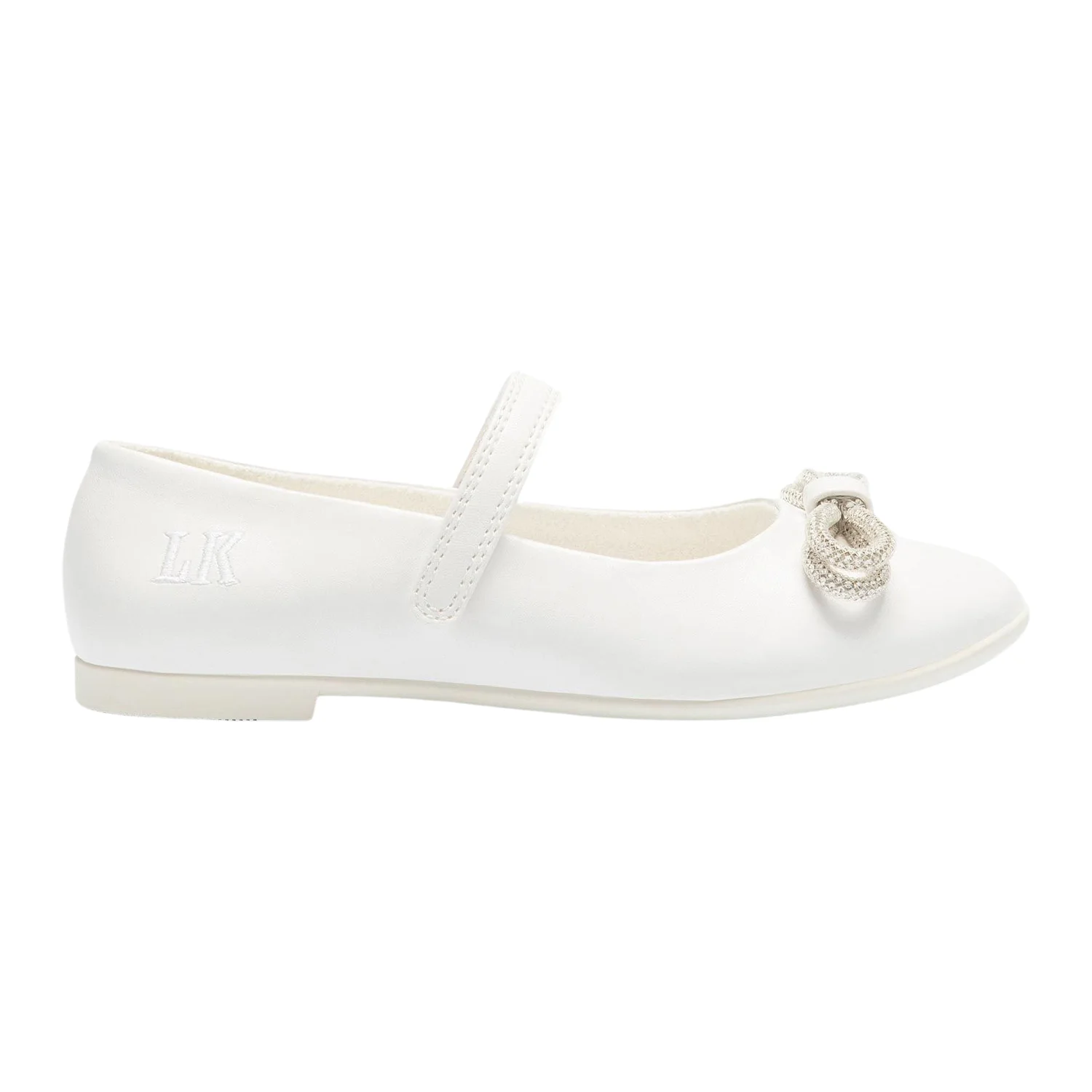 Lelli Kelly LK4102 (BI01) Serena Ballerina White Party Shoess - Image 5