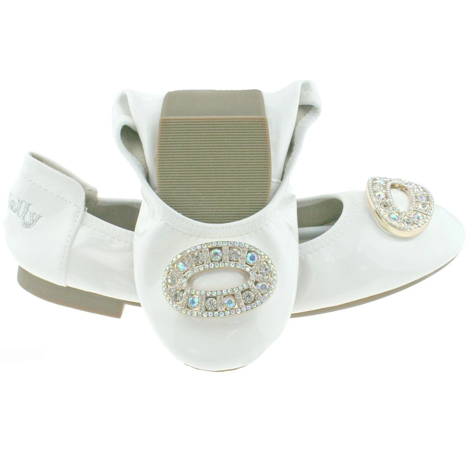 Lelli Kelly LK4106 (AA01) Bianco Patent Magiche Shoes - Image 3