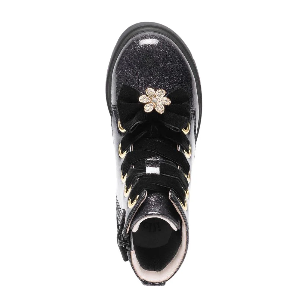 Lelli Kelly LK4331 (NE01) Fior Di Focco Black Diamante Glitter Ankle Boots - Image 3