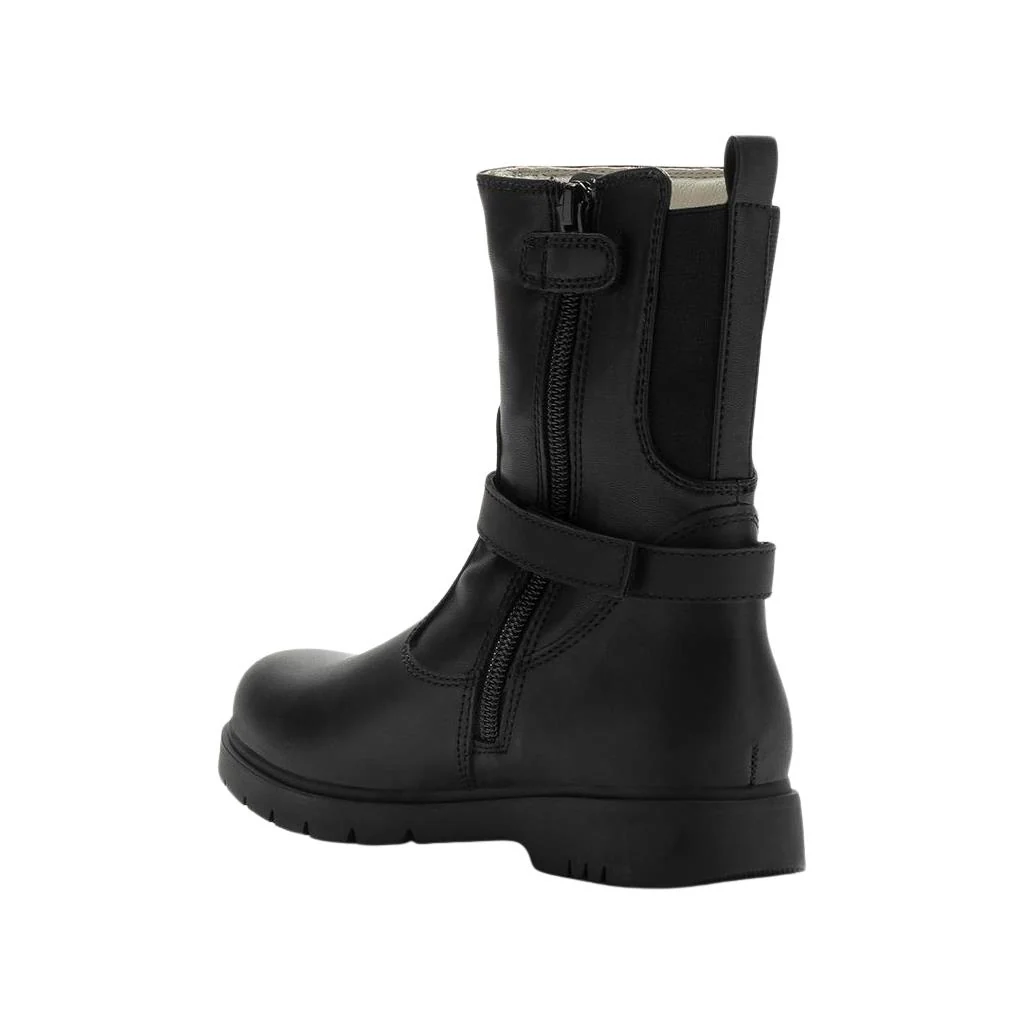Lelli Kelly LK4340 (NE01) Alyssa C00 Black Leather Diamante Flower Ankle Boots - Image 3