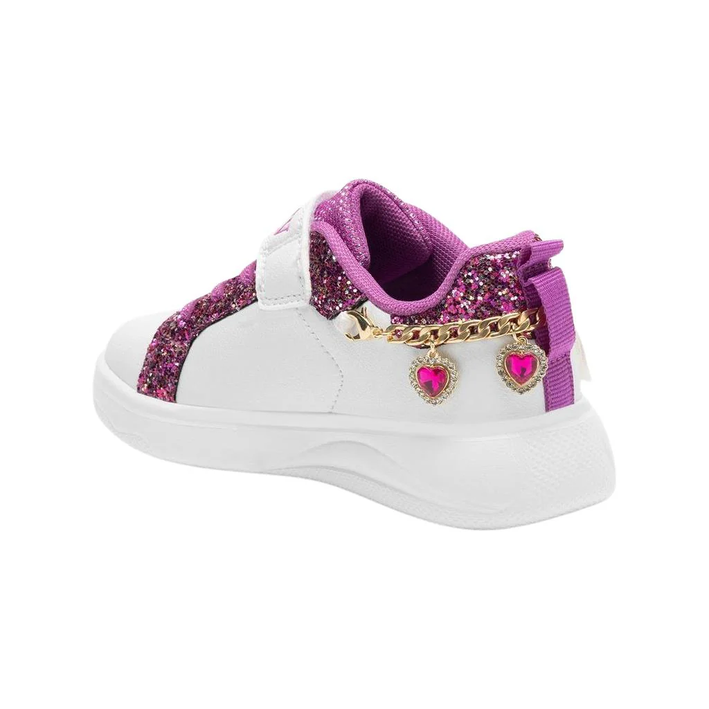 Lelli Kelly LK4400 (BIP0) Gioiello White/Purple Chain Bracelet Trainers - Image 3