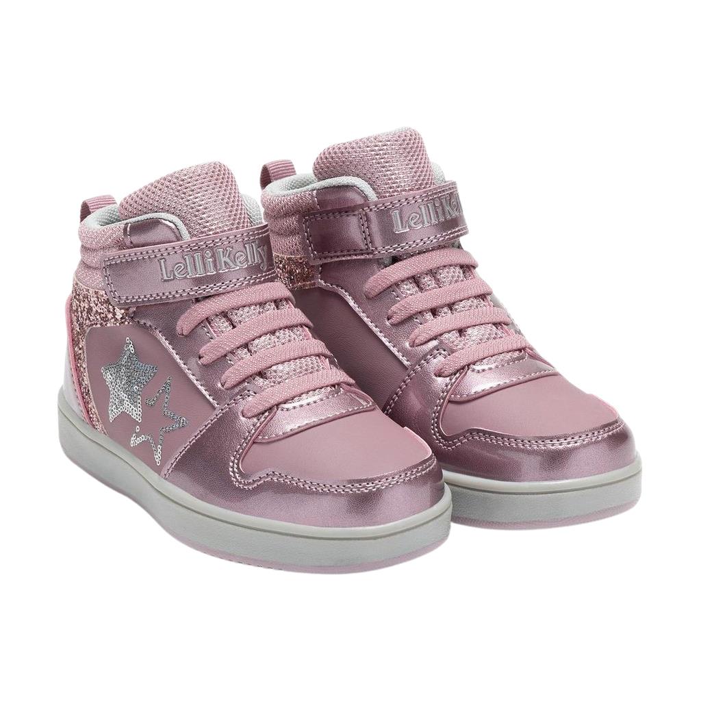 Lelli Kelly LK4440 (CI01) Grace Pink Star Water Resistant Ankle Boots - Image 2