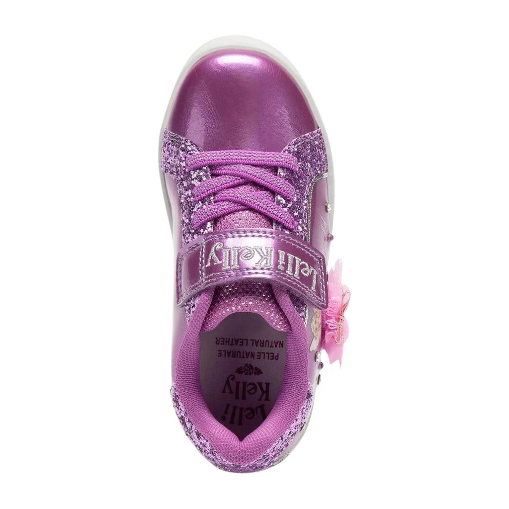 Lelli Kelly LK4484 (PO01) Mille Stelle Porpora Purple Interchangeable Trainers - Image 4