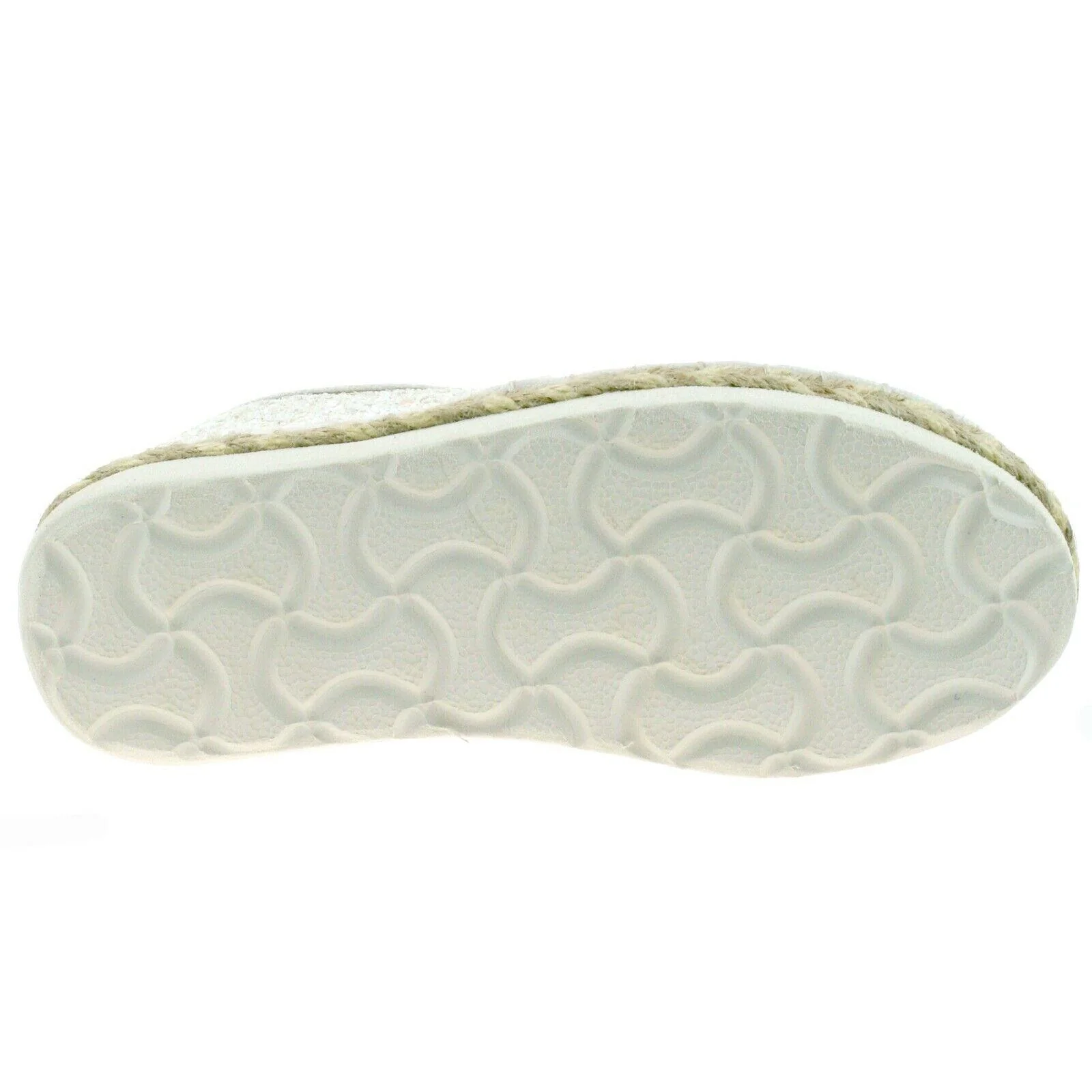 Lelli Kelly LK4608 (LA01) Bianco Glitter Ibiza Lightweight Espadrille Shoes - Image 3