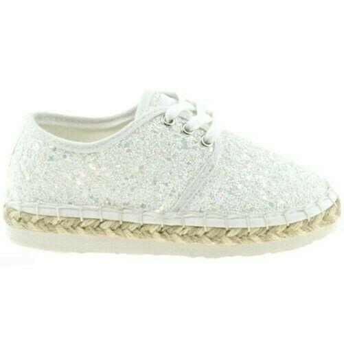 Lelli Kelly LK4608 (LA01) Bianco Glitter Ibiza Lightweight Espadrille Shoes - Image 70
