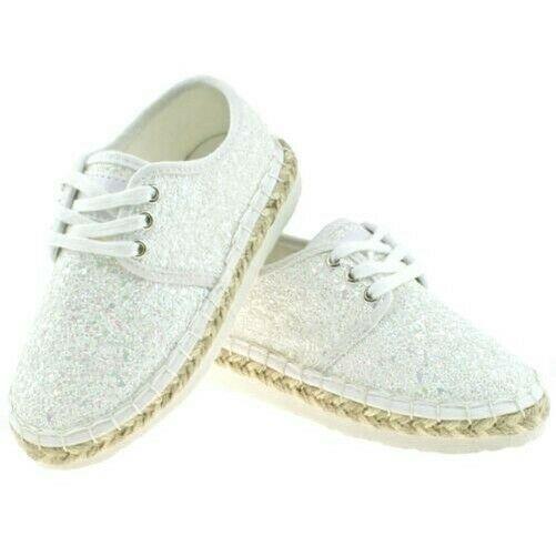 Lelli Kelly LK4608 (LA01) Bianco Glitter Ibiza Lightweight Espadrille Shoes - Image 77