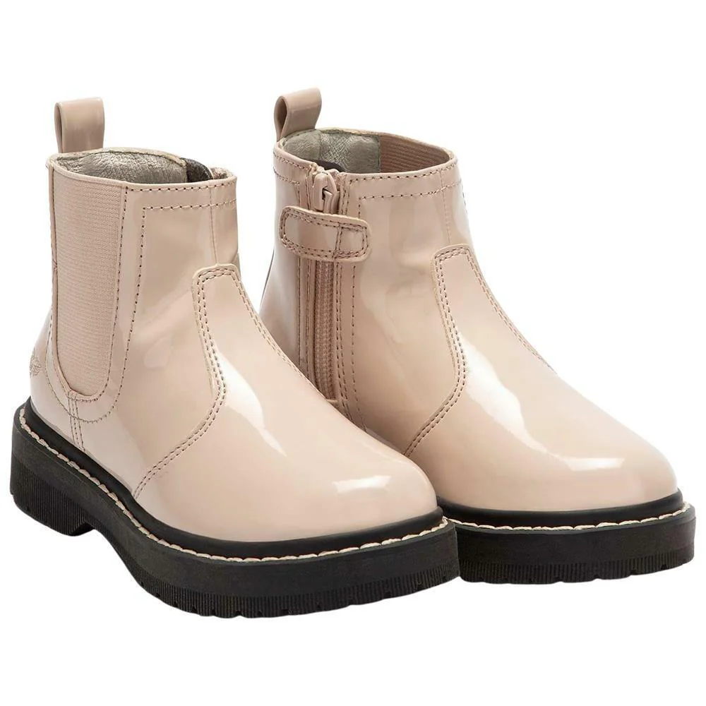 Lelli Kelly LK5552 (FCH6) Ruth Nude Vernice Patent Ankle Boot - Image 3