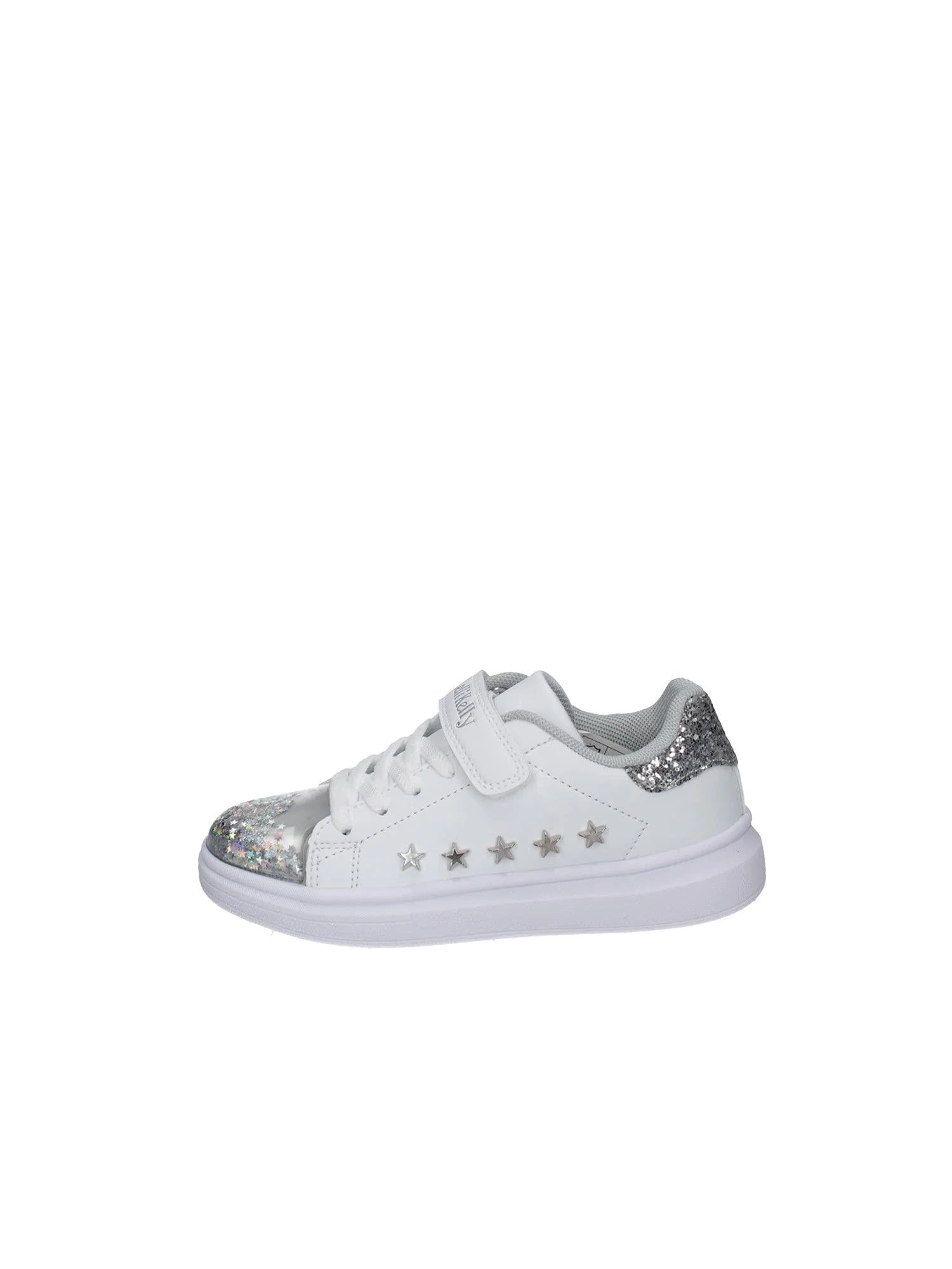 Lelli Kelly LK5821 (AA57) Helene Bianco/Argento Trainers - Image 5