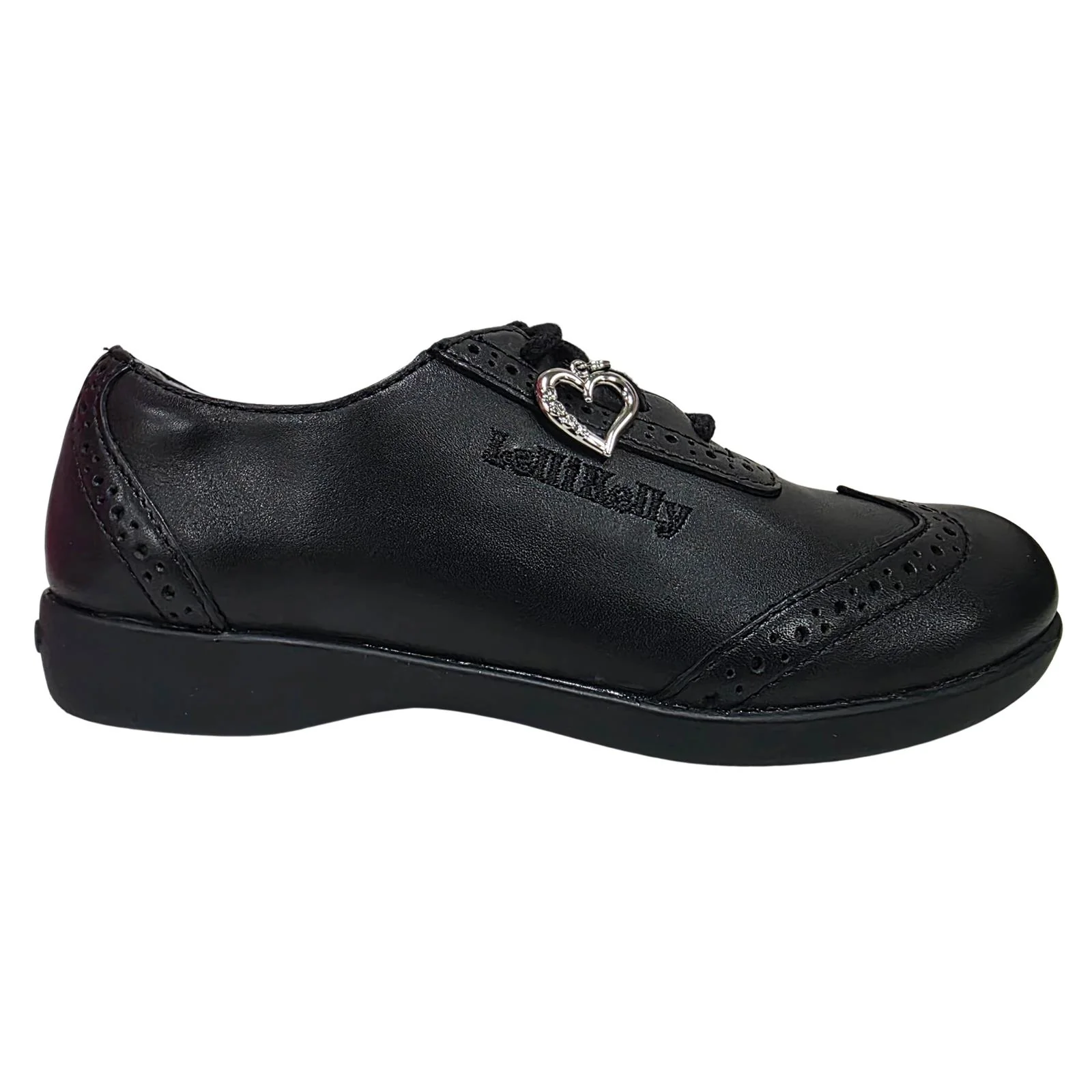 Lelli Kelly LK6260 (CB01) Kimberly Black Leather School Shoes - Image 2