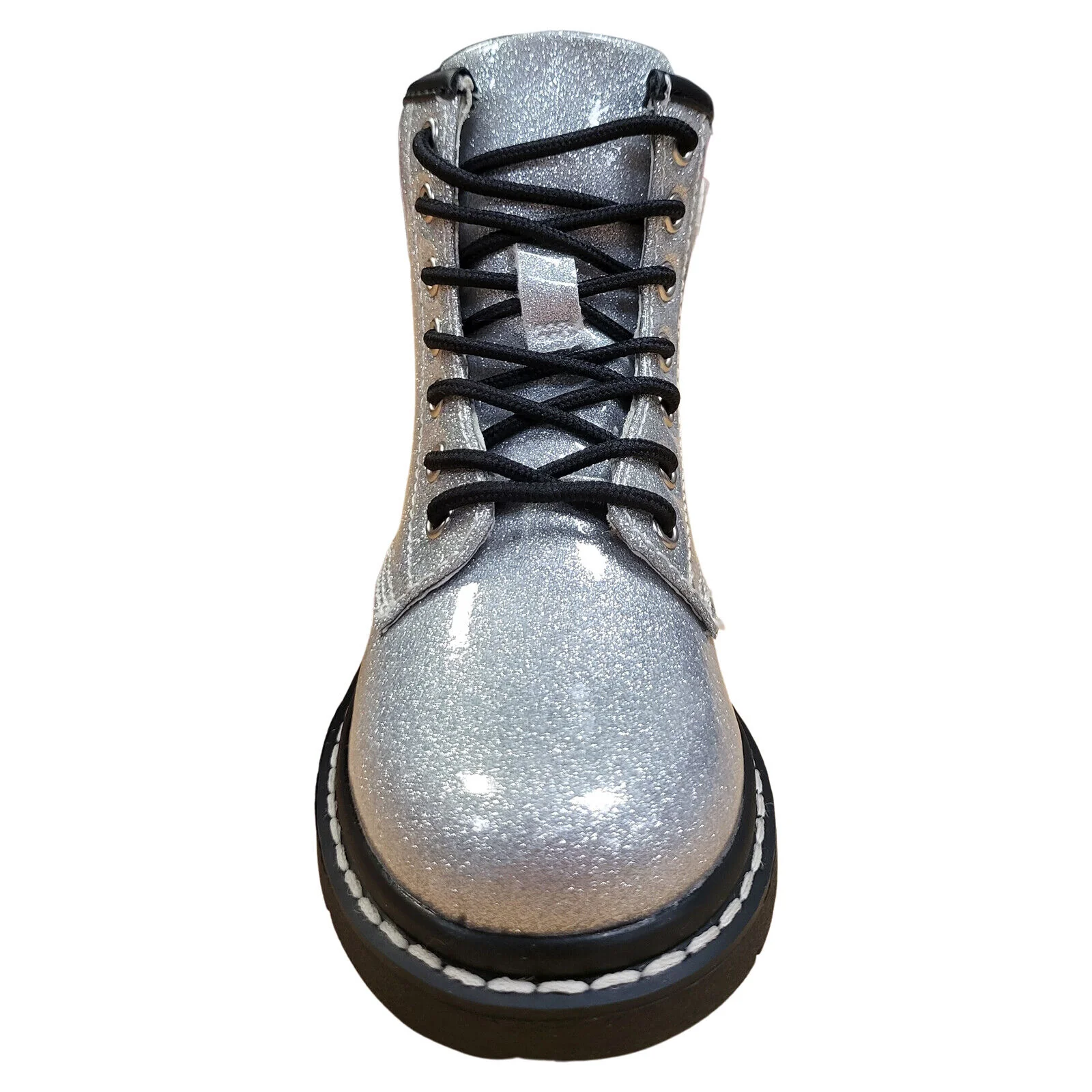 Lelli Kelly LK7502 (SH01) Emma Glitter Silver Ankle Boots - Image 3