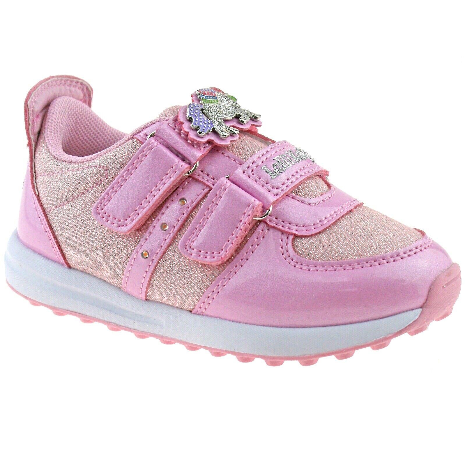 Lelli Kelly LK7853 (AC41) Colorissima Lights Rosa Pink Unicorn Adjustable Shoes