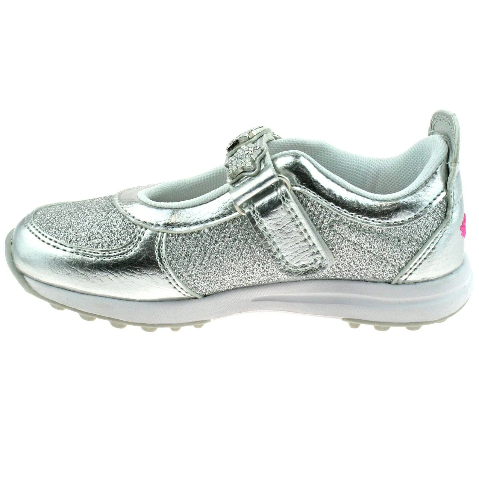 Lelli Kelly LK7856 (HH01) Metallic Argento Colorissima Dolly Trainer Shoes - Image 4