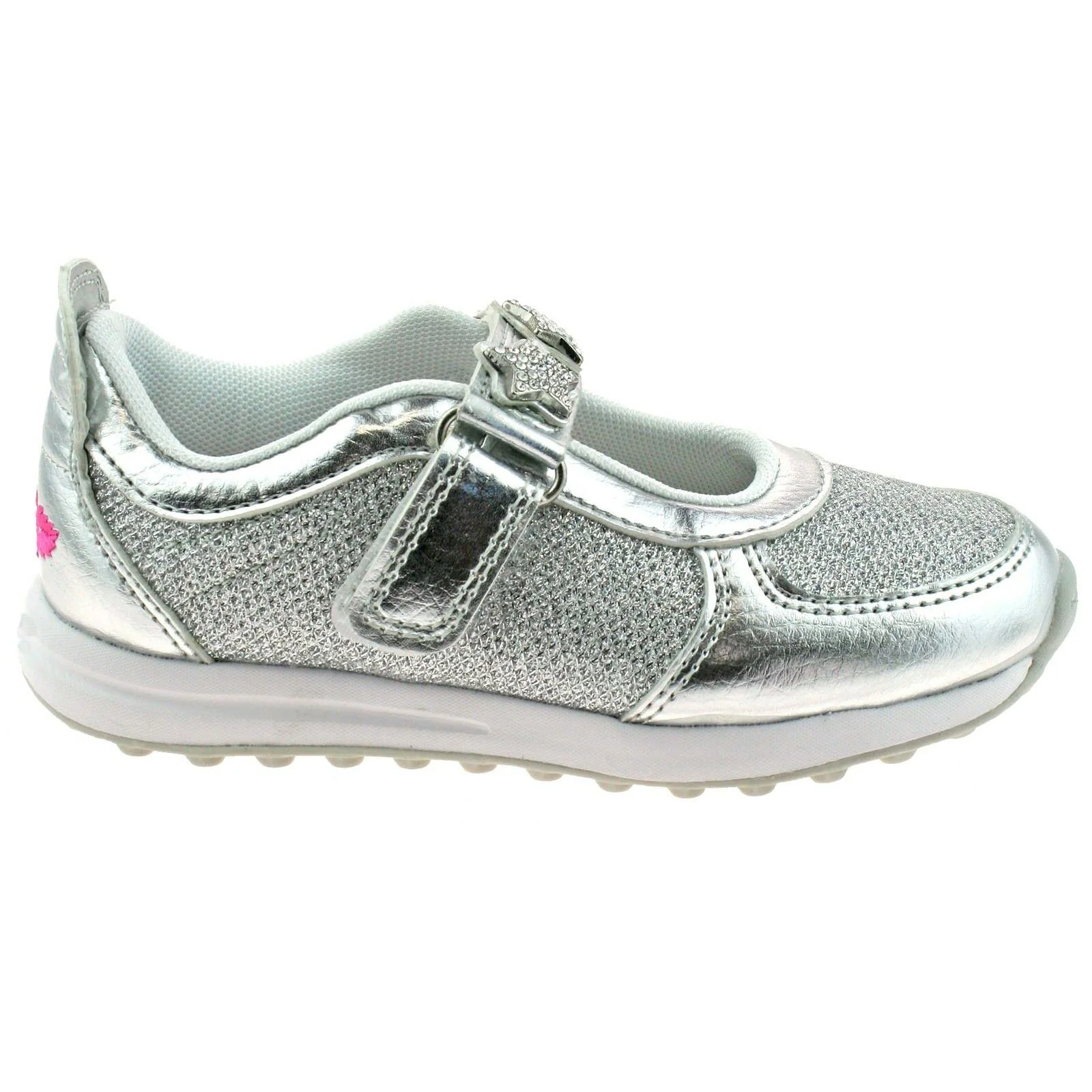 Lelli Kelly LK7856 (HH01) Metallic Argento Colorissima Dolly Trainer Shoes - Image 5