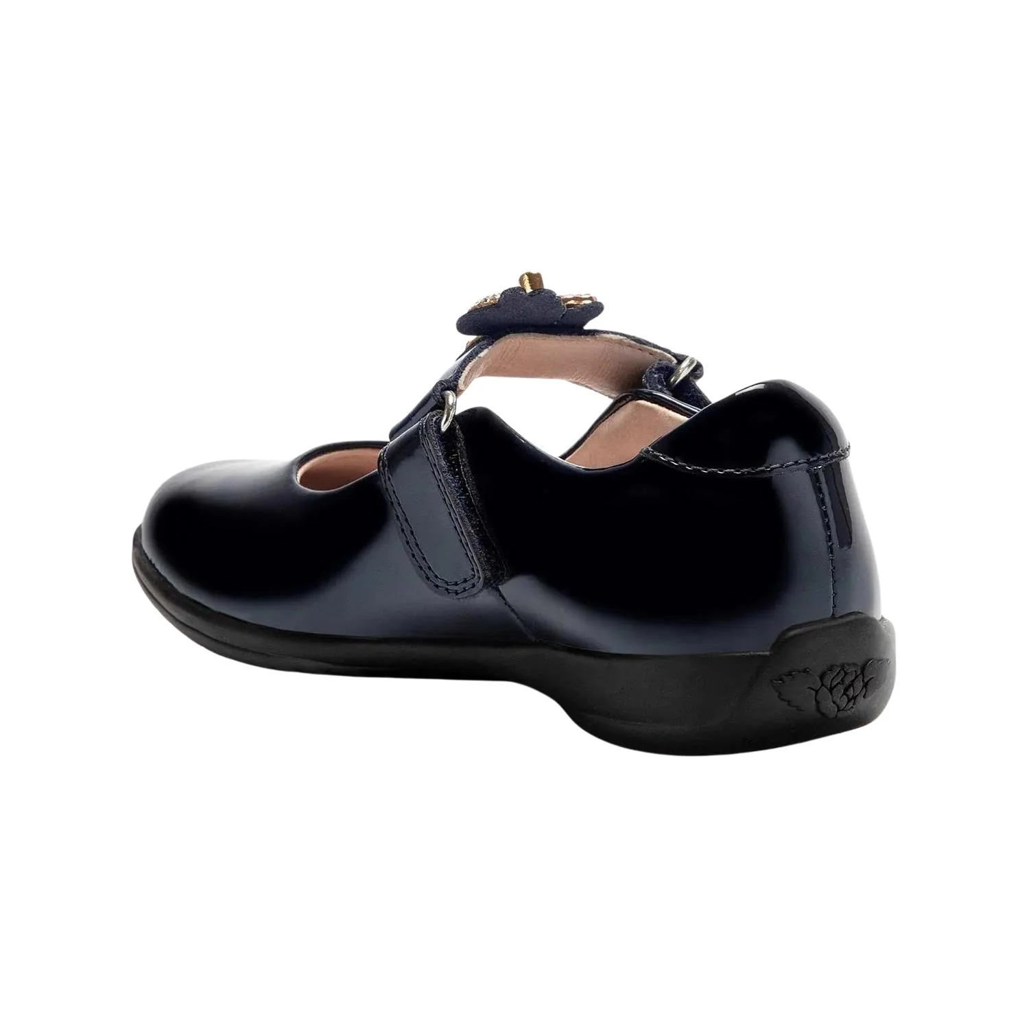 Lelli Kelly LK8100 (DE01) Bliss Unicorn Blue Patent School Shoes F Fit - Image 4