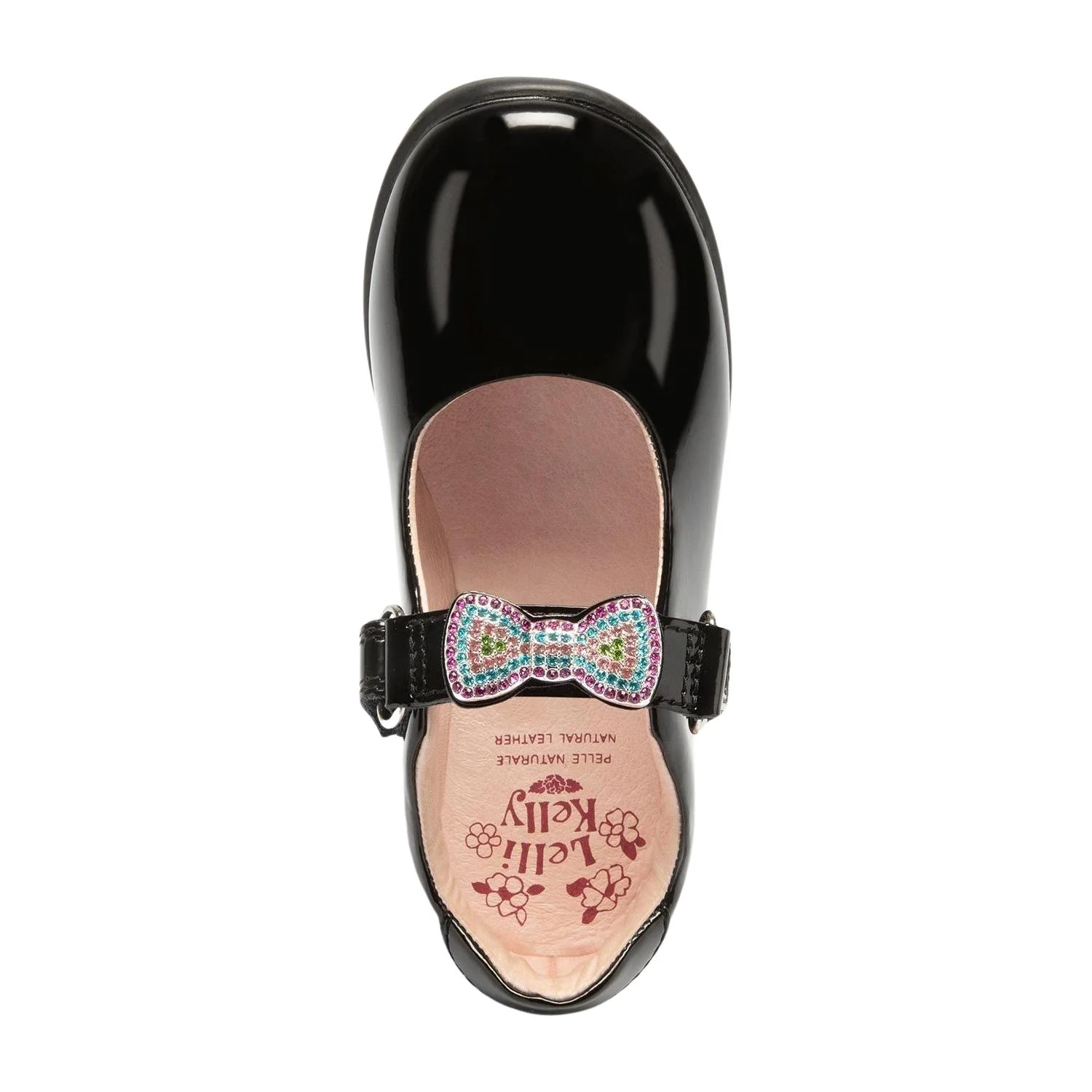 Lelli Kelly LK8106 (DB01) Erin Black Patent School Shoes F Fitting - Image 33