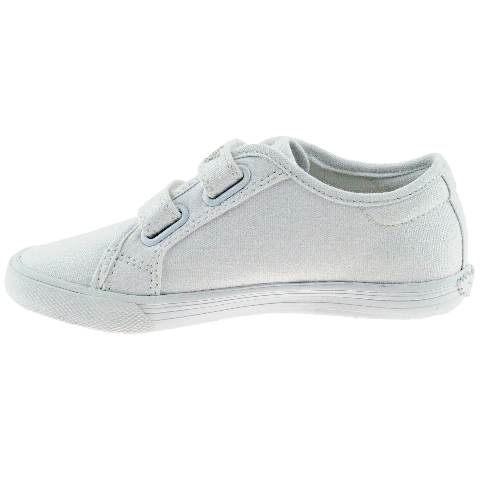 Lelli Kelly LK8199 (BA01) White Lily Canvas School Pumps - Image 3