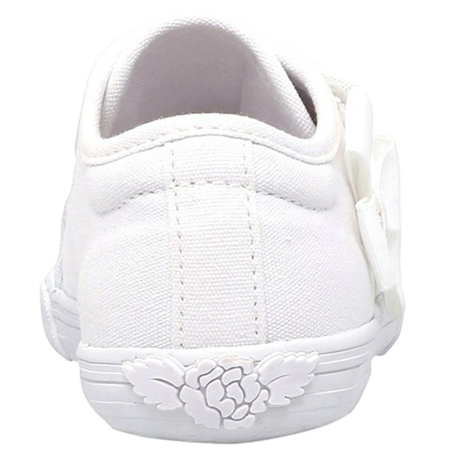 Lelli Kelly LK8199 (BA01) White Lily Canvas School Pumps - Image 4