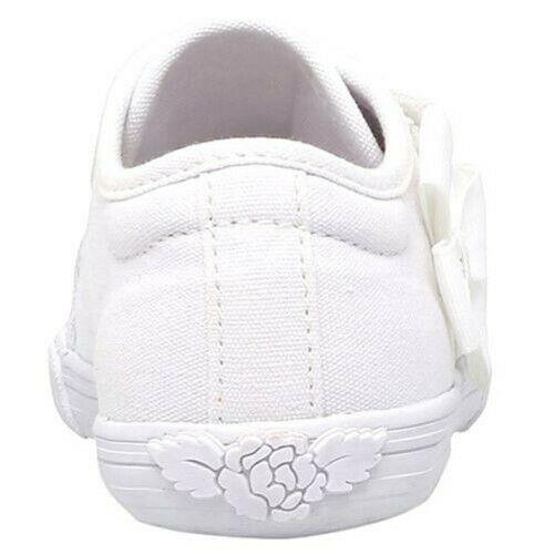 Lelli Kelly LK8199 (BA01) White Lily Canvas School Pumps - Image 43