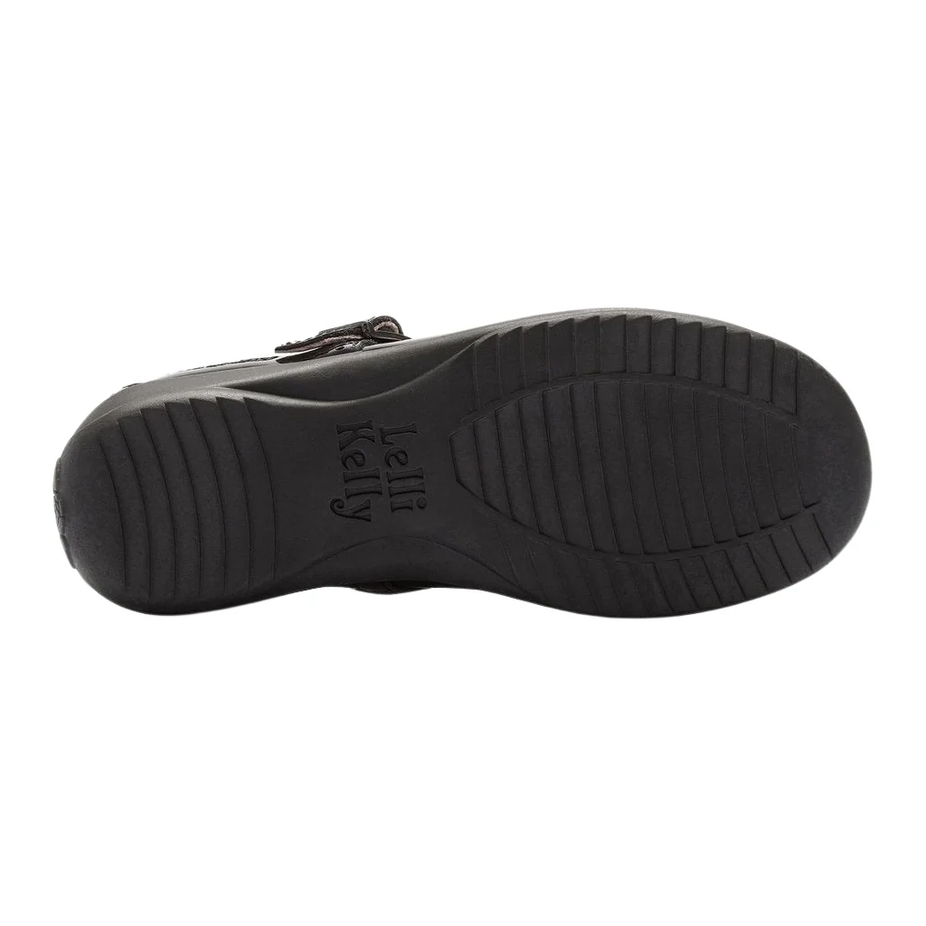 Lelli Kelly LK8206 (DB01) Perrie Black Patent School Shoes F Width - Image 5