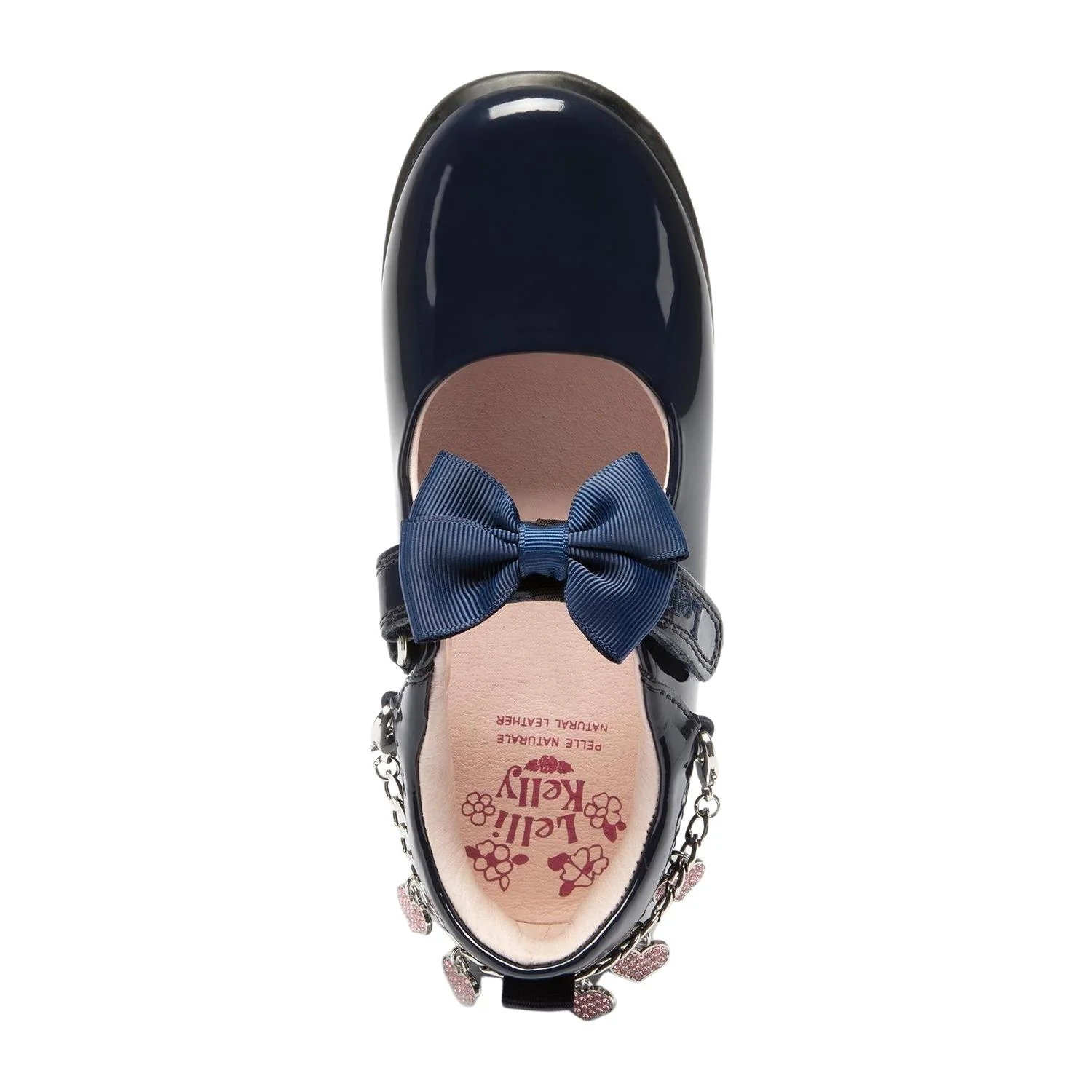Lelli Kelly LK8224 (DE01) Angel Navy Patent Bracelet School Shoes F Fitting - Image 7