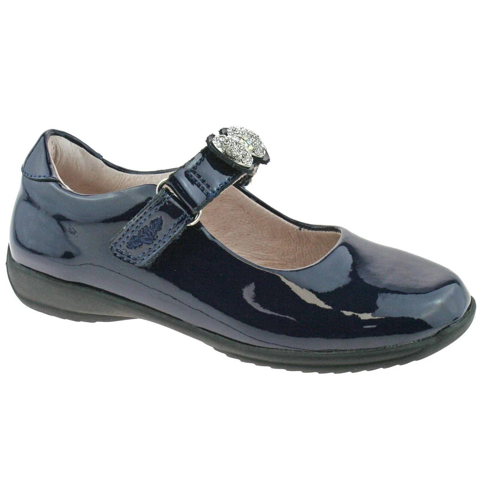 Lelli Kelly LK8304 (DE01) Mandy Navy Blue Patent School Shoes F Width